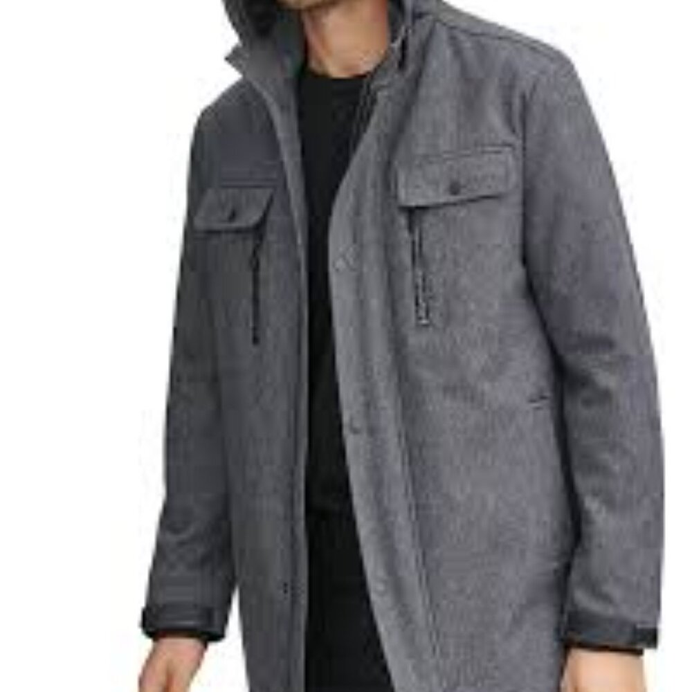 EUC Men's Mark New York Andrew Mark XL Dark Blue Doyle Soft Shell Jacket
